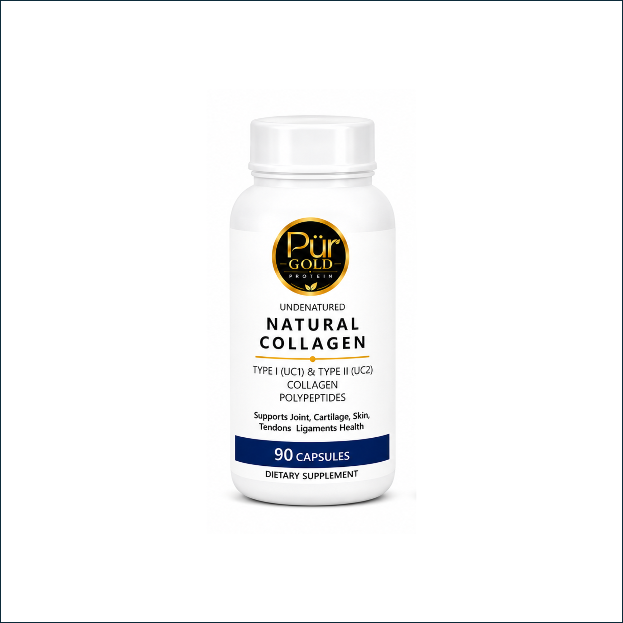 90 capsules PürGold Undenatured Collagen (30 day supply)