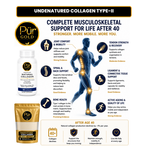 350g PürGold Undenatured Collagen